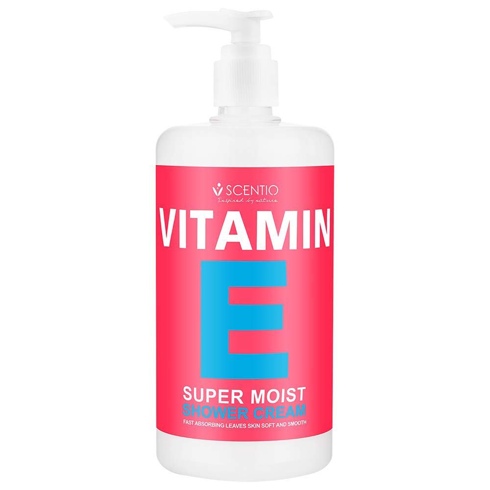 SCENTIO Vitamin E Super Moist Shower Cream 450 ml.