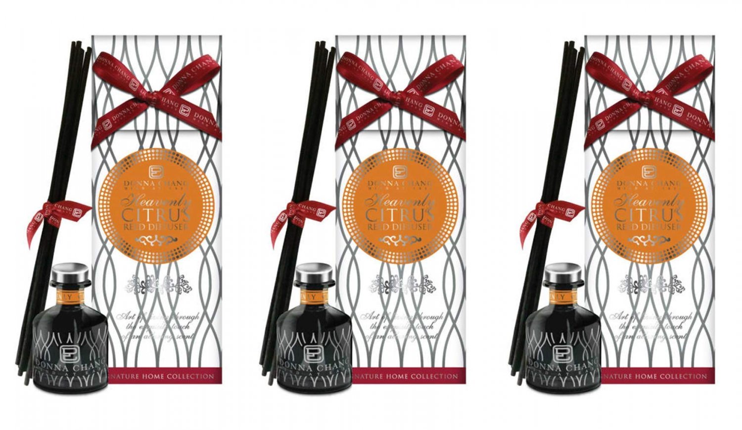 DONNA CHANG Aroma Reed Diffuser Citrus Scent Set 50 ml. (3 Pack)