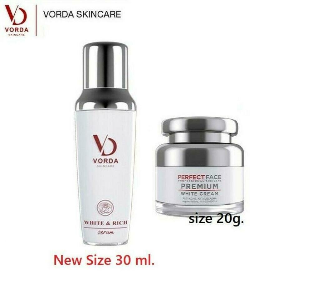 Duo Vorda Serum White Rich Natural Alpine Rose Flowers Extracts and