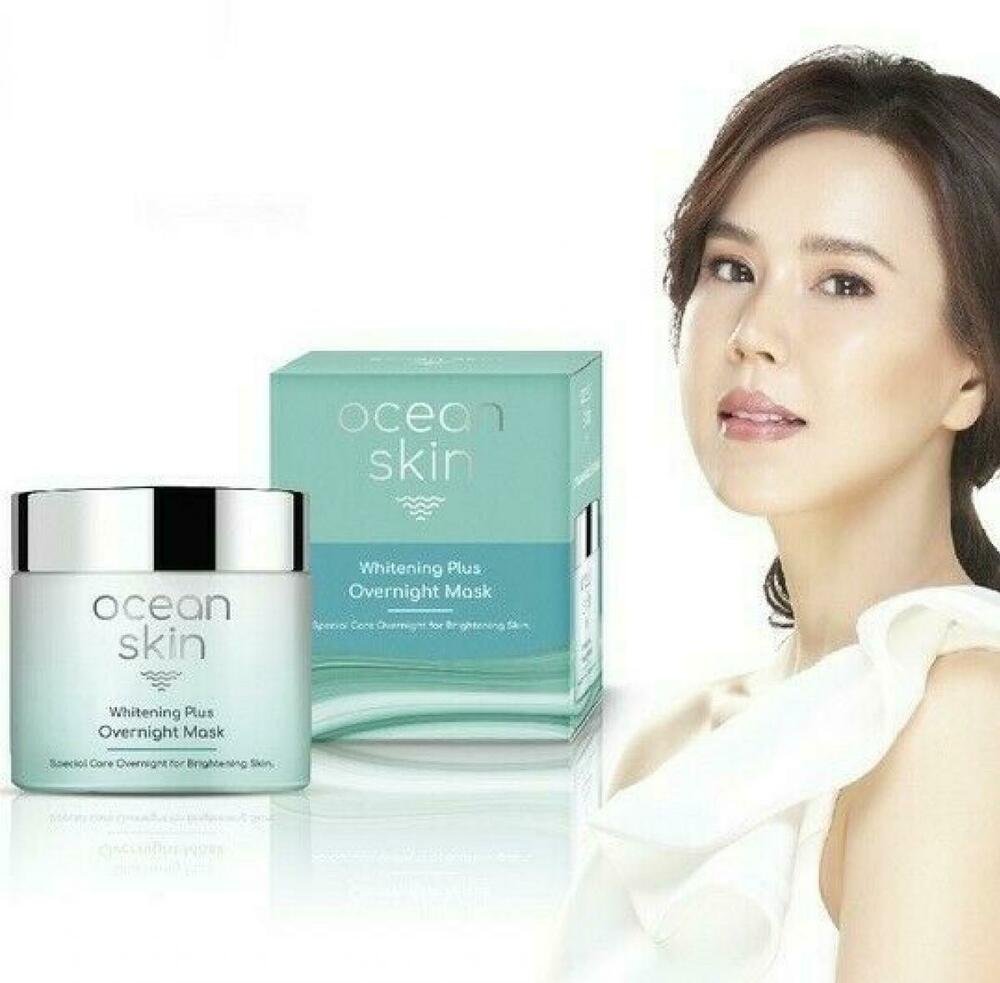 Ocean Skin Whitening Plus Overnight Mask Nourishing radiant smoother ski