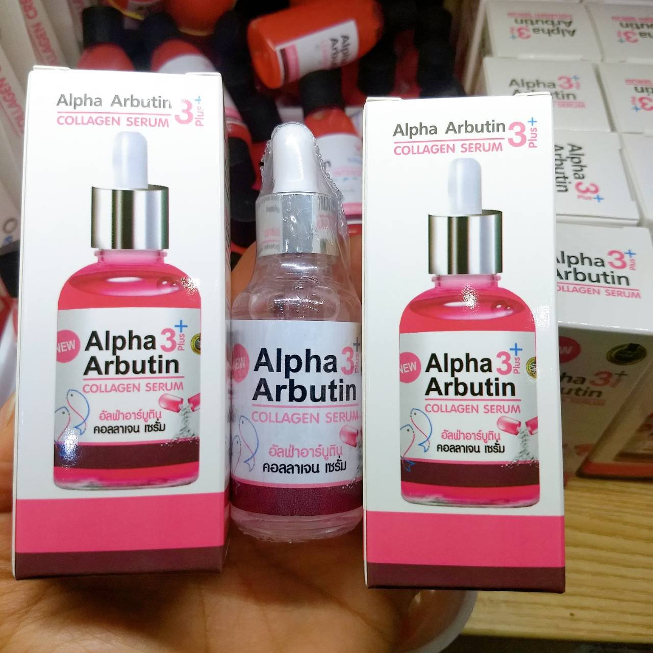 ALPHA ARBUTIN 3x Plus Collagen Serum Whitening Skin Facial Skin