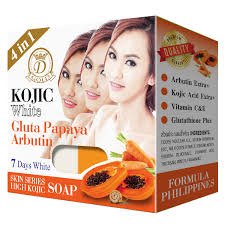 6 Pcs 160g Kojic White Gluta Papaya Arbutin 7 Days Soap Ship Dh