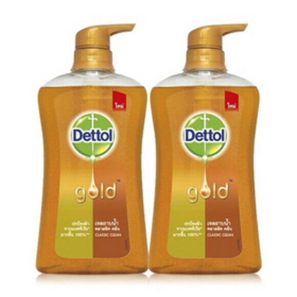 2 Bottles Dettol Shower Gel Antibacterial Classic reduce the accumulatio