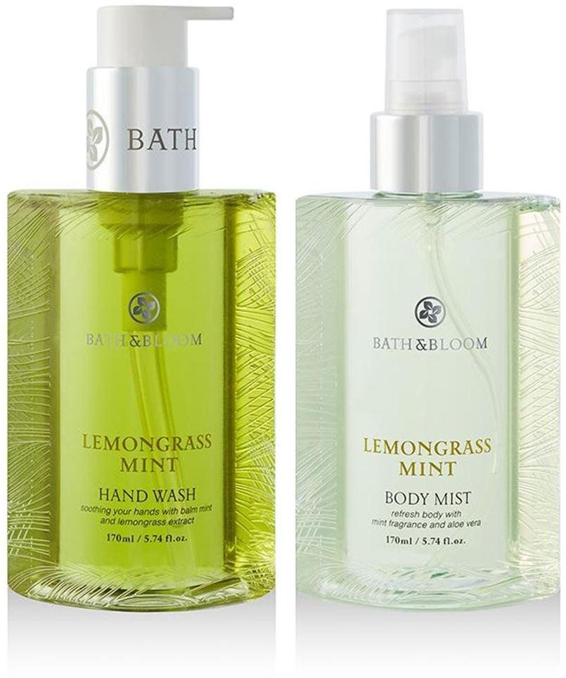 BATH & BLOOM LEMONGRASS MINT HAND BATH & BLOOM LEMONGRASS MINT BODY NEW!! SET A16 WATSONS DHL EXPR