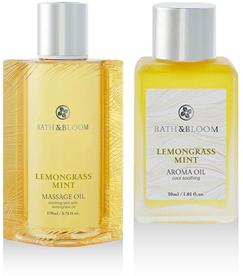 SET A39 BATH & BLOOM LEMONGRASS MINT AROMA NEW!! BATH & BLOOM