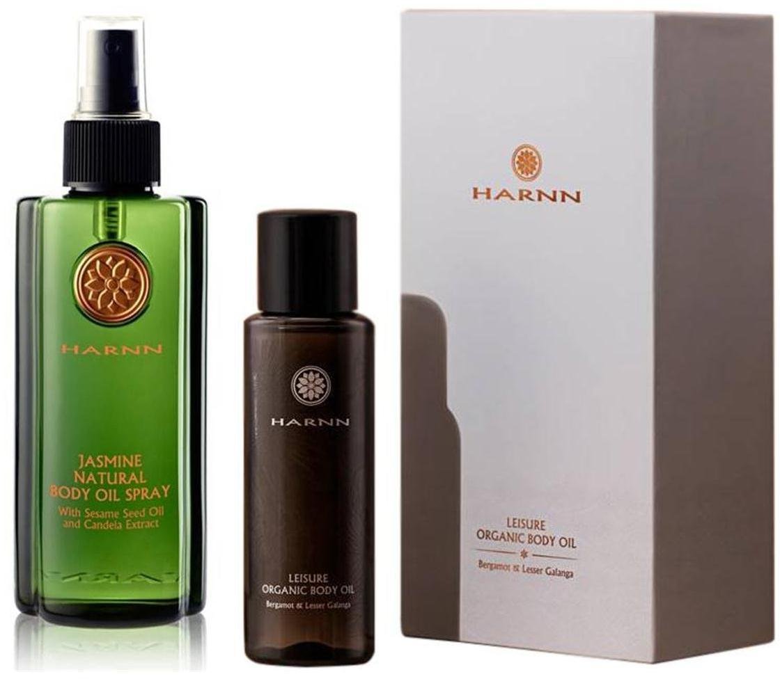 NEW!! HARNN SERENITY ORGANIC BODY OIL 85 SET A46 WATSONS HARNN JASMINE