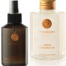 NEW!! SET A01 HARNN VIRGIN COCONUT OIL 143 ML. HARNN WATER LILY BLOSSOM ESSENCE T WATSONS DHL EXPR