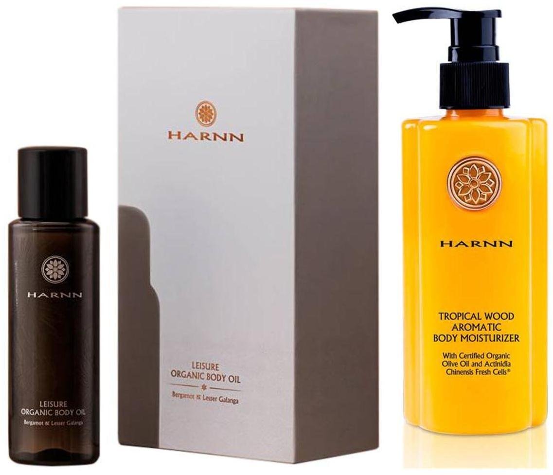 HARNN SERENITY ORGANIC BODY OIL 85 HARNN TROPICAL WOOD AROMATIC BODY