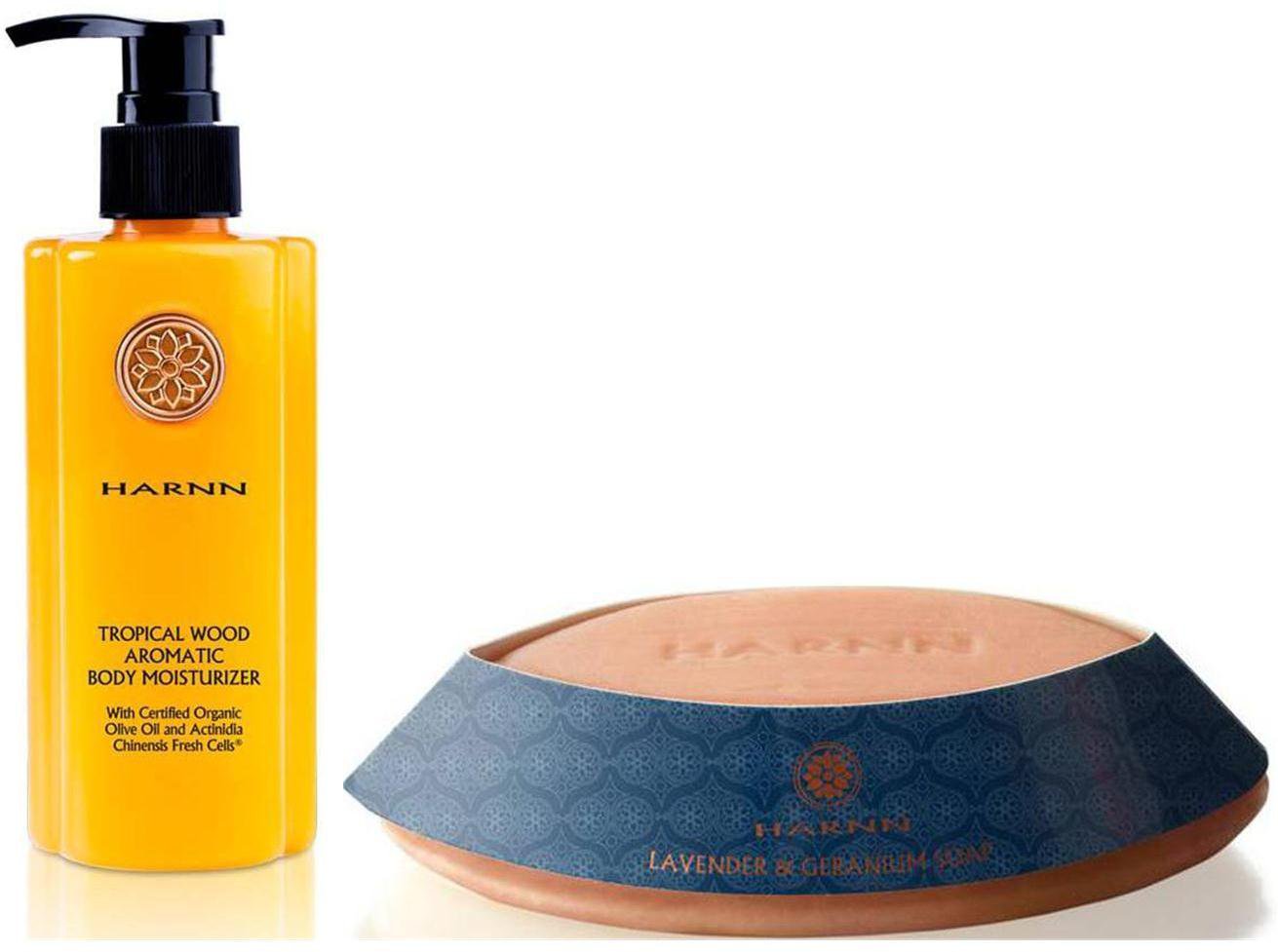 NEW!! HARNN TROPICAL WOOD AROMATIC BODY SET A68 HARNN LAVENDER