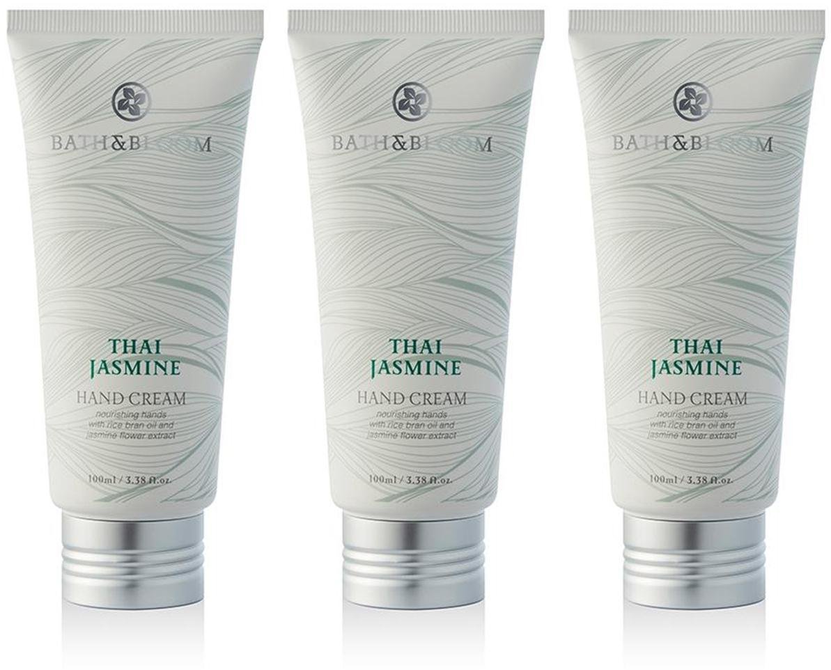 BATH & BLOOM THAI JASMINE HAND CREAM 100ML. SET A30 NEW!! DHL EXPRESS