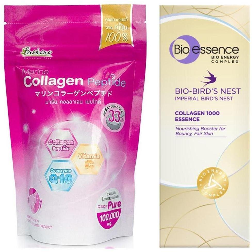 B SHINE MARINE COLLAGEN 100,000MG SET A06 WATSONS BIO ESSENCE BIOBIRD