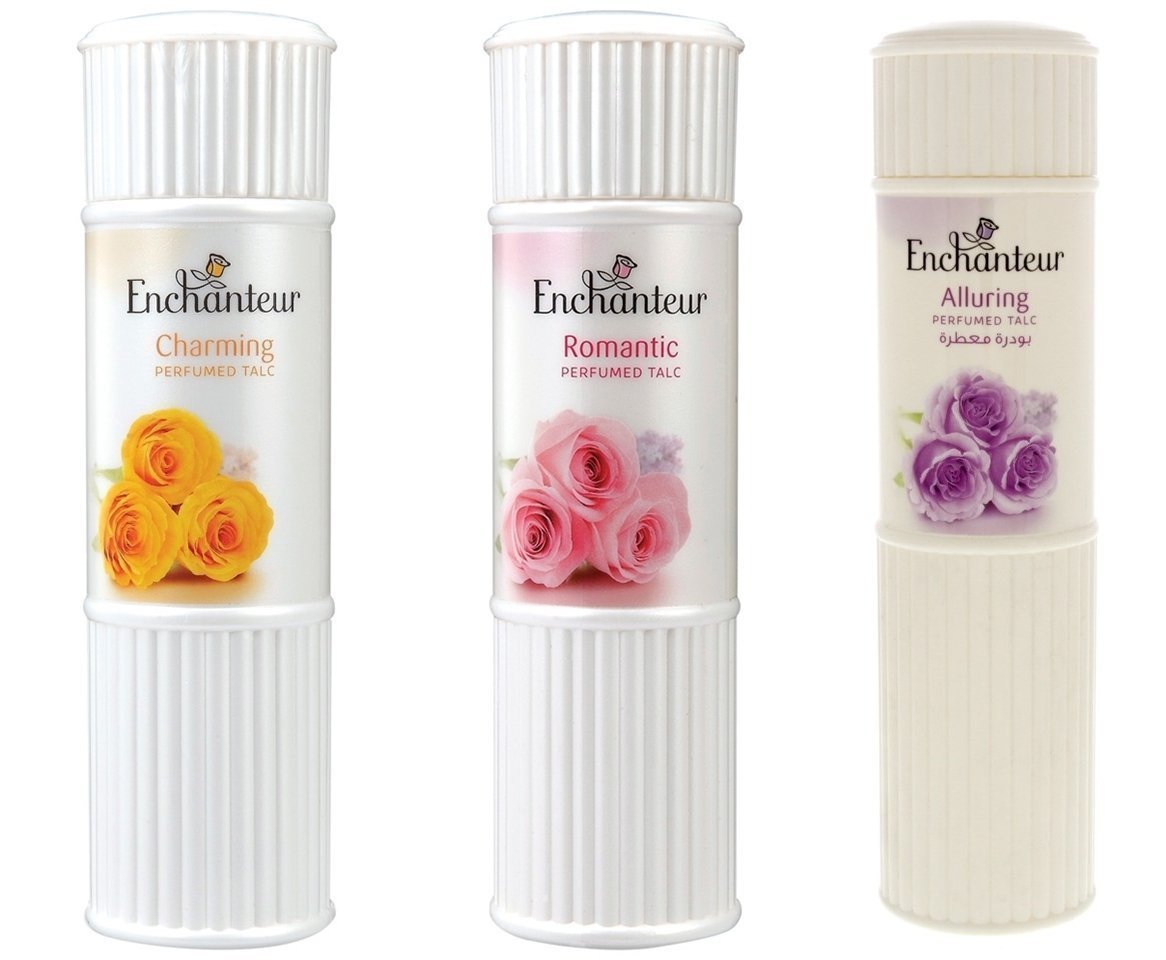 Enchanteur Perfumed Body Talcum Powder Charming Romantic & Alluring Scen
