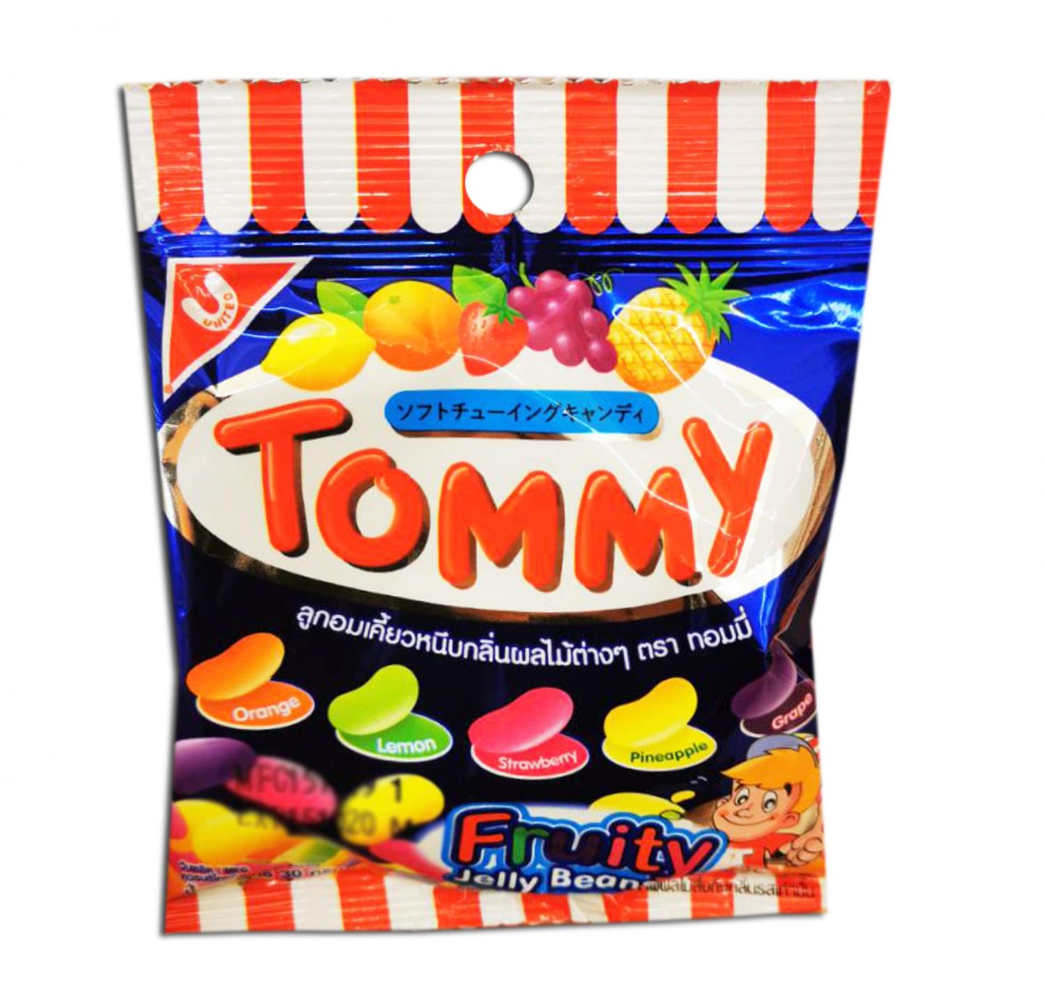 TOMMY Fruity jelly Bean Artificial variety fruit flavor soft chewing
