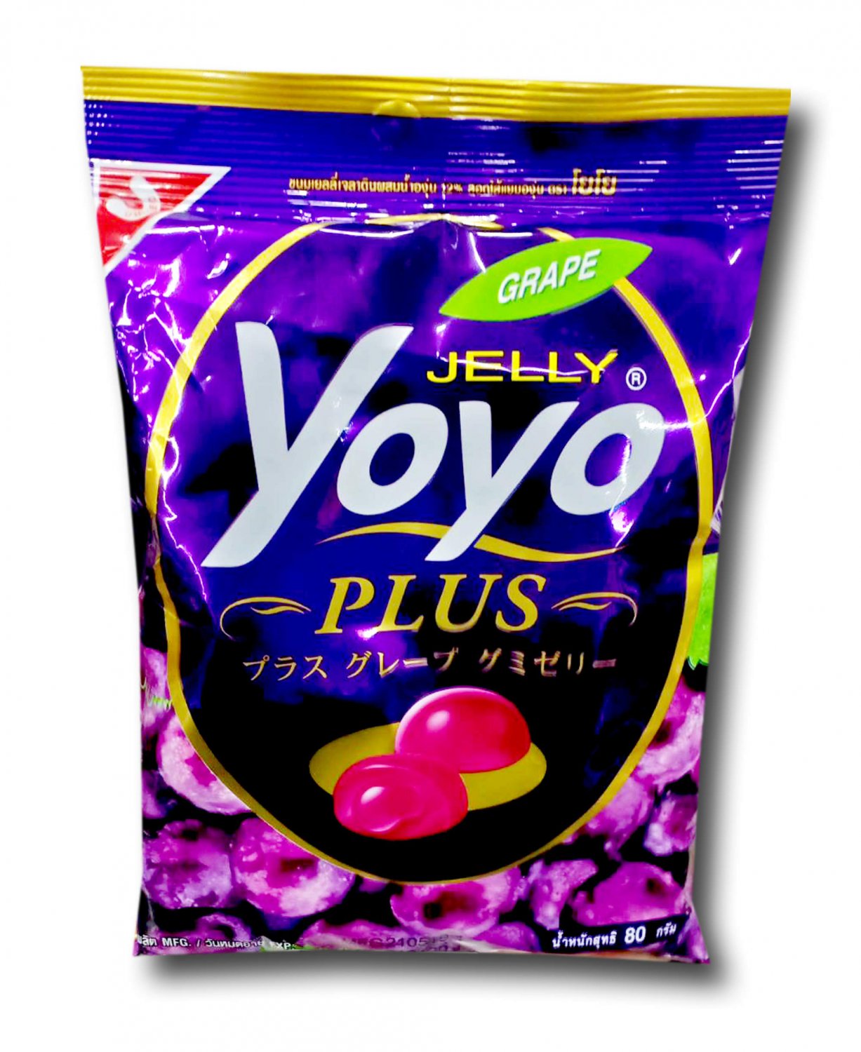 4x YOYO PLUS Jelly Gelatin Gummy Jelly Desert Size 80 Grams