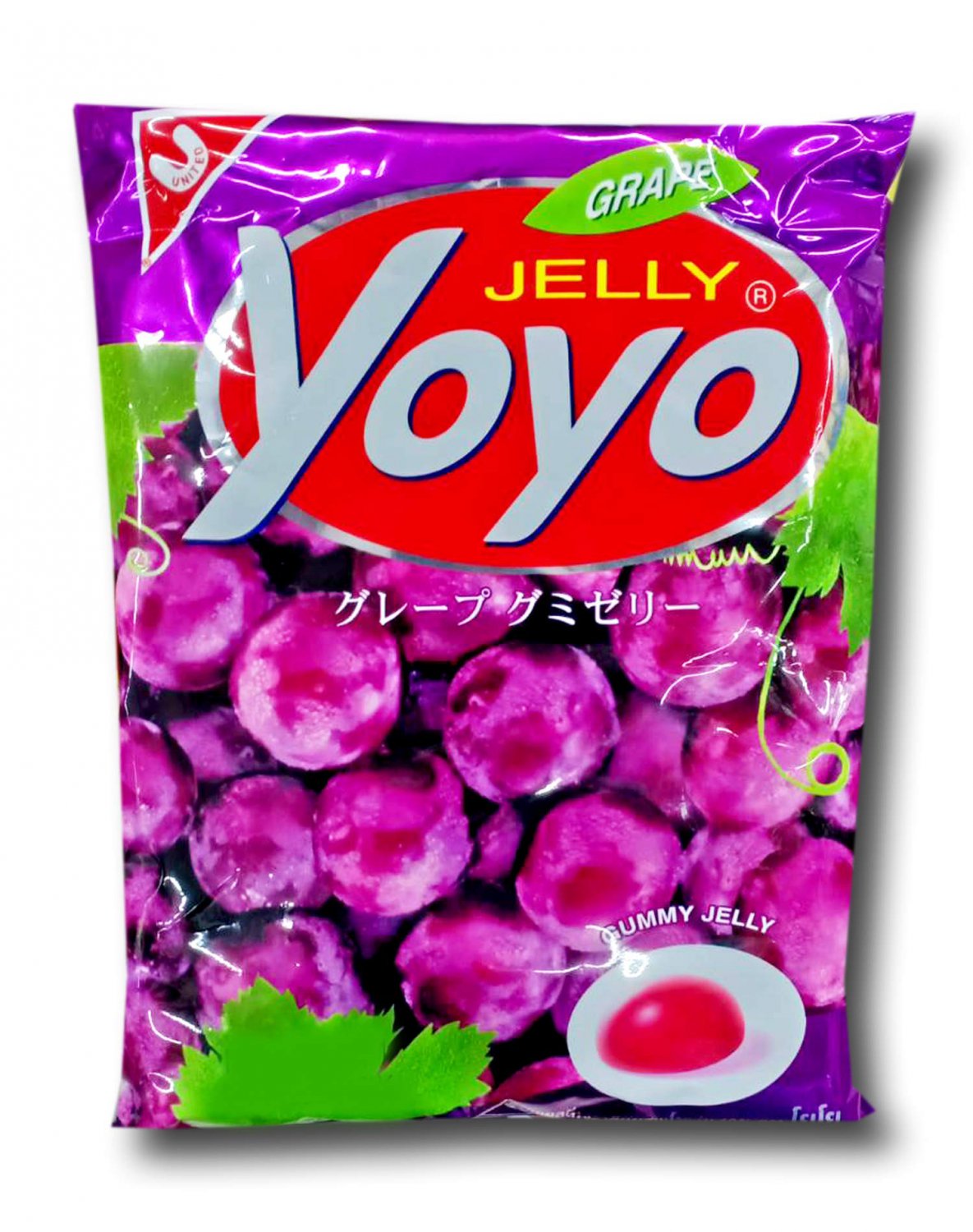 4x YOYO Jelly Fruity Gelatin Gummy Jelly Desert Size 80 Grams (GRA