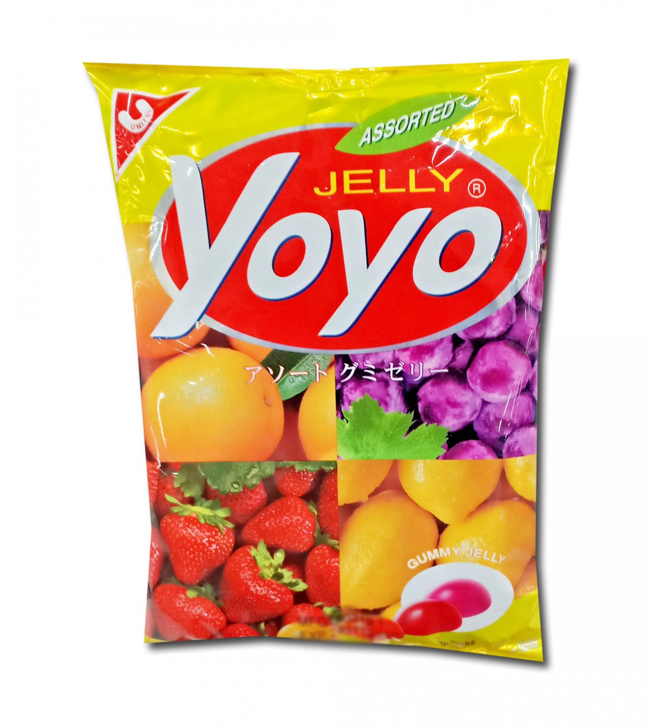 5x YOYO Jelly Fruity Gelatin Gummy Jelly Desert Size 80 Grams (ASS