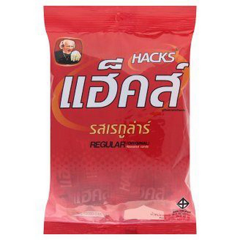 6x Hacks Original Regular Flavoured Candy 94.5g