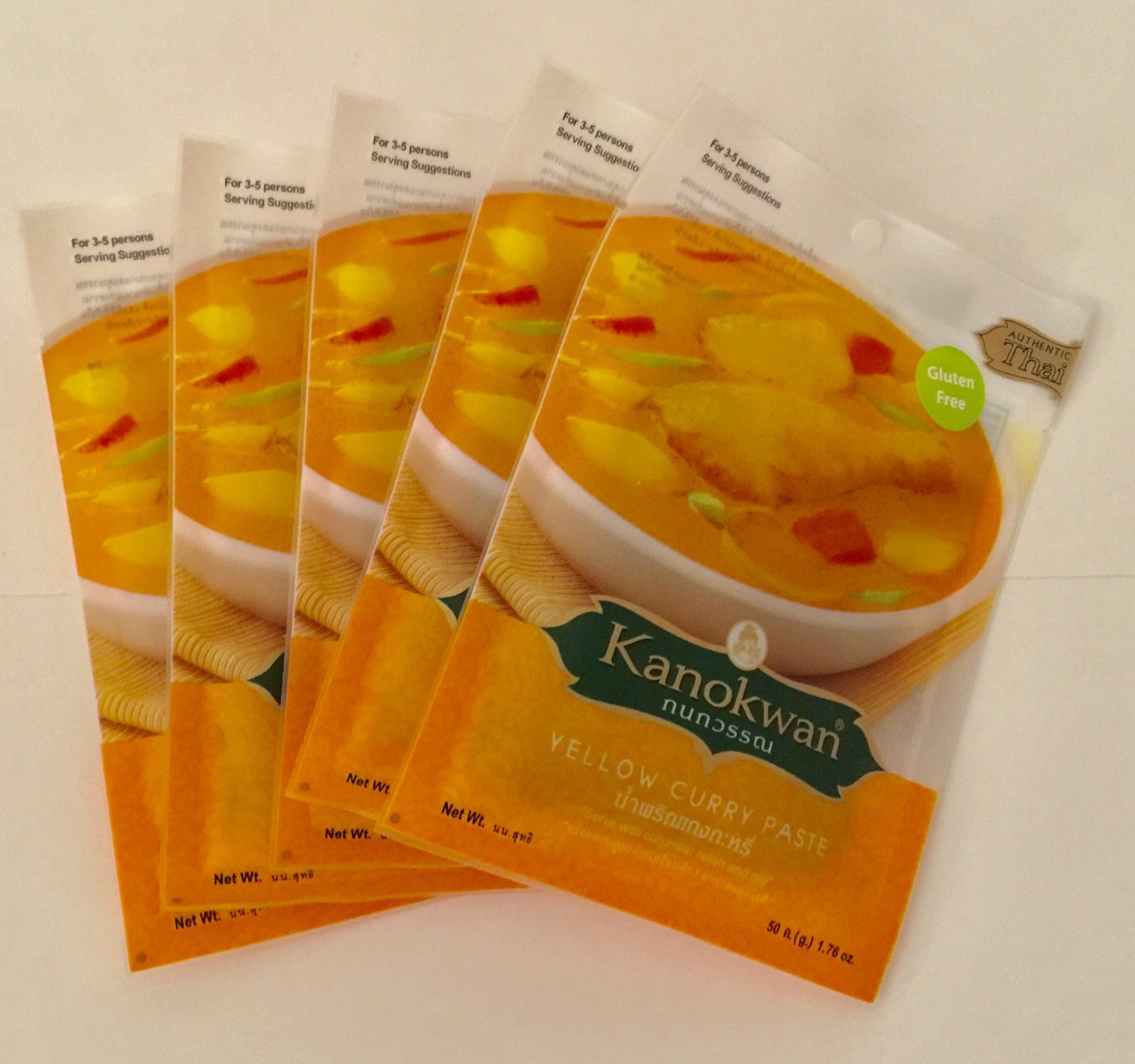 Yellow Curry Paste (Kaeng Ka-ree)Thai Authentic Herbal Food Net Wt 50