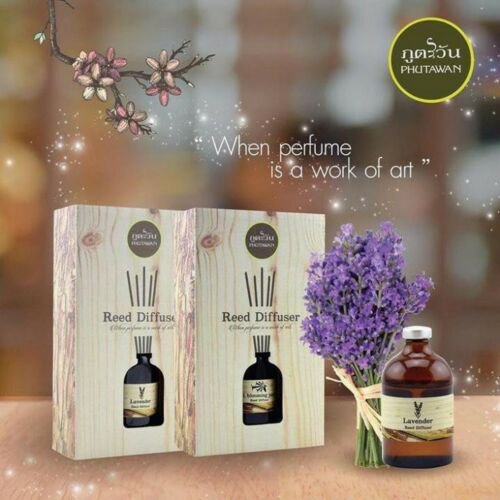 Phutawan Reed Diffuser Aroma Home Thai Healthy Spa Fragrance Essential