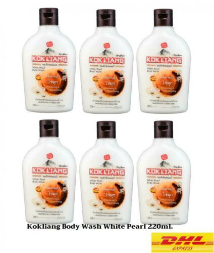 6X Kokliang Body Wash White Pearl feeling refreshed rejuvenated 220ml