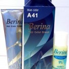3x New Berina A41 Blue Hair Color Dye Cream Professional Permanent