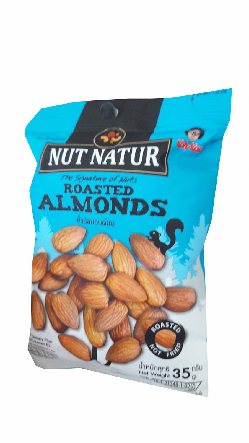 3 packs of Roasted Almonds. The Signature of Nuts Roasted not Frie