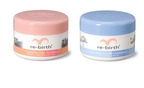 Set of 2 Rebirth Placenta Anti Wrinkle Cream Day Cream 100 Ml.
