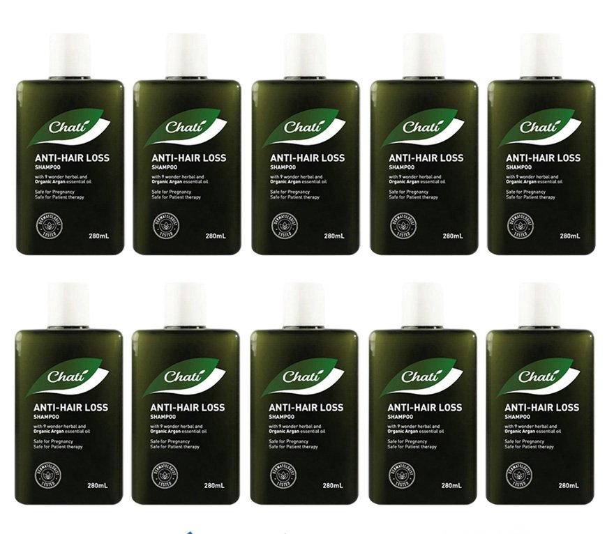 Regrowth Regrow Organic Natural Shiny Healthy Hair 280ml Chati Anti Hair Loss Shampoo