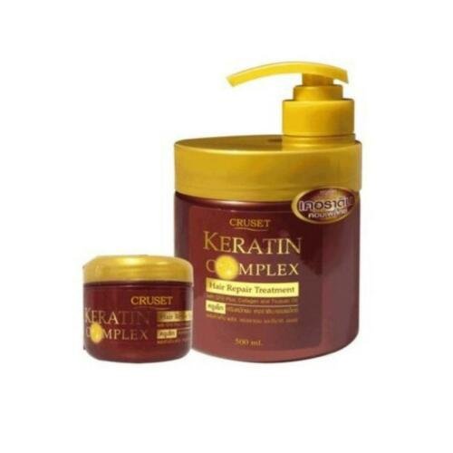 CRUSET Hair Repair Keratin Complex Treatment Q10 Collagen Tsubaki Oil