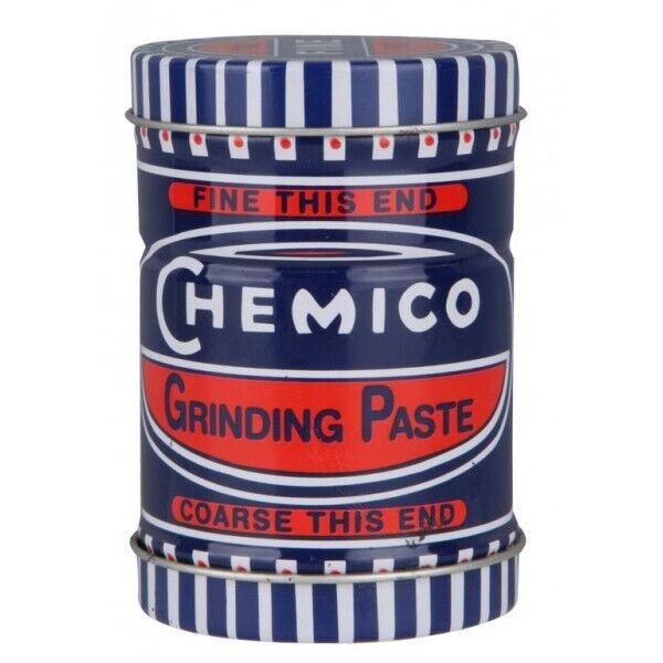 Chemico Valve Grinding Paste Fine Coarse Double End Tin Clean 100g