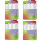 Raspberry Kyoho Grape and Apple Solaura Pre Fiber 12 Jelly 9 Sachets/Box(225g) (Packs of 4)