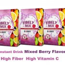 3x Donutt Fibely Mix High Fiber Mixed Berry Drink help excretory s