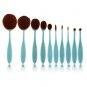MY BRUSH SET - 10 PIECE BABY BLUE OVAL BRUSH SET