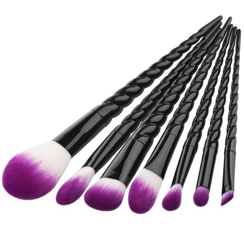 MY BRUSH SET - PRO BLACK UNICORN BRUSH SET
