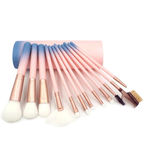MY BRUSH SET - 12 PIECE PINK OMBRE BRUSH SET