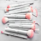 MY BRUSH SET - MATTE WHITE & PINK BRUSH SET