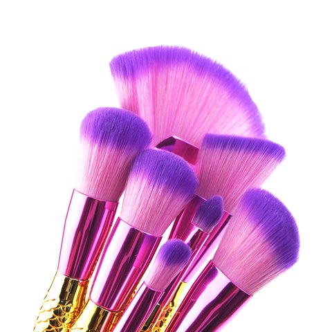 MY BRUSH SET - BIG FAN MERMAID TAIL BRUSH SET