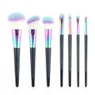 MY BRUSH SET - BLACK MERMAID RAINBOW FEATHER SET