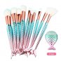MY BRUSH SET - BLUE MERMAID BRUSH SET WITH FREE CONTOUR BRUSH