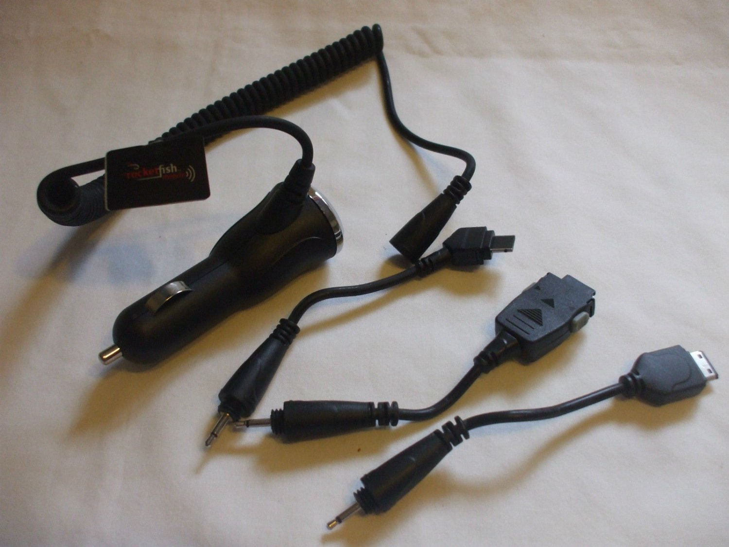 Rocketfish RF-SAM55 Samsung Cell Phone Mobile Car Travel Charger Black