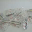 9  Pcs Grey And White Plastic Cabinet Drawer Door Pulls