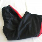 Black Satin Exercise Pants Athletic Works 100% polyester Size 5