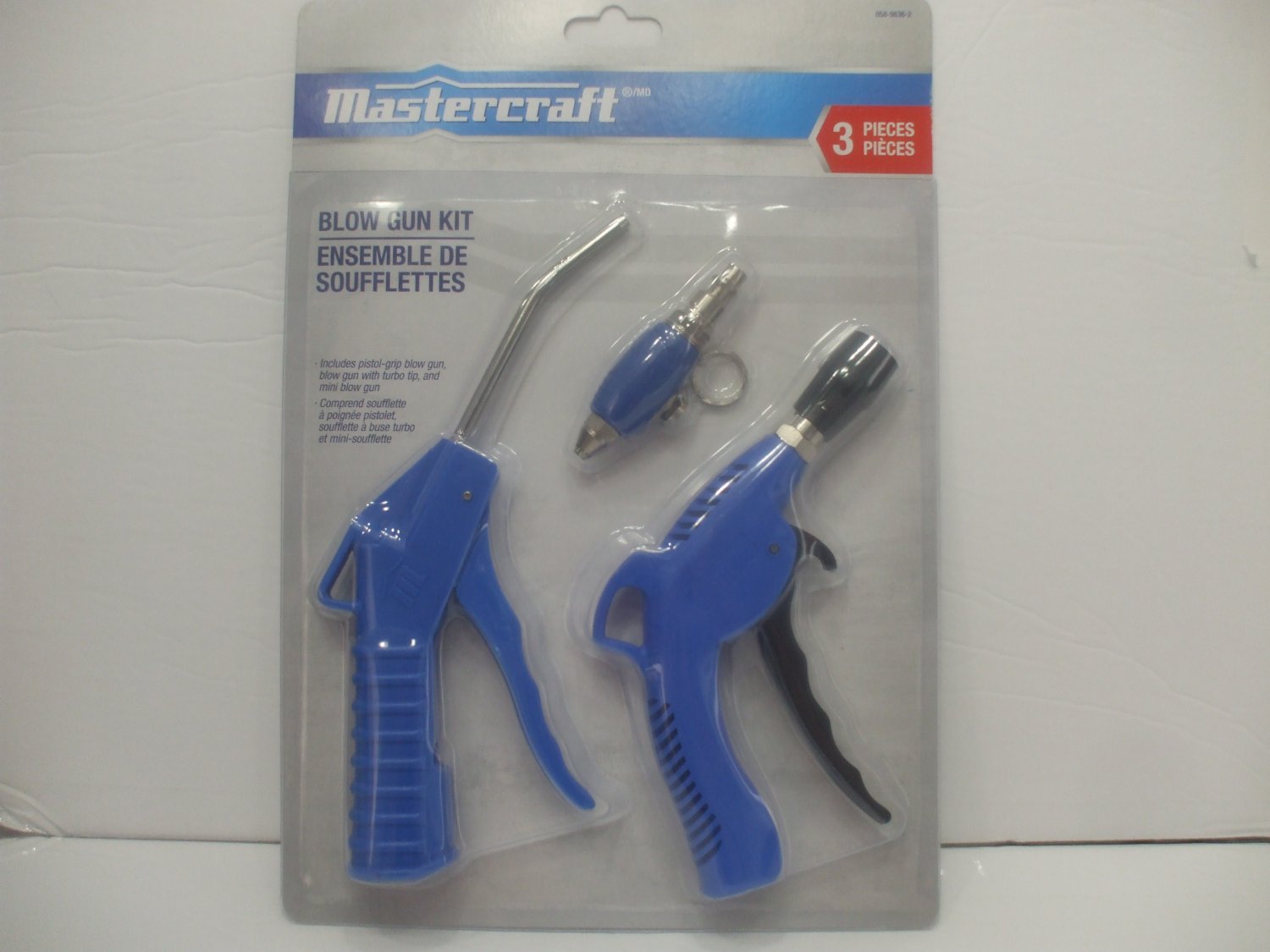 Mastercraft Air Blow Gun Kit, 3-pc