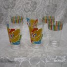 6 Large Plastic Picnic Soda Tumblers hold 2 1/2 cups liquid