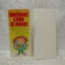 Magic Birthday Card With Envelope