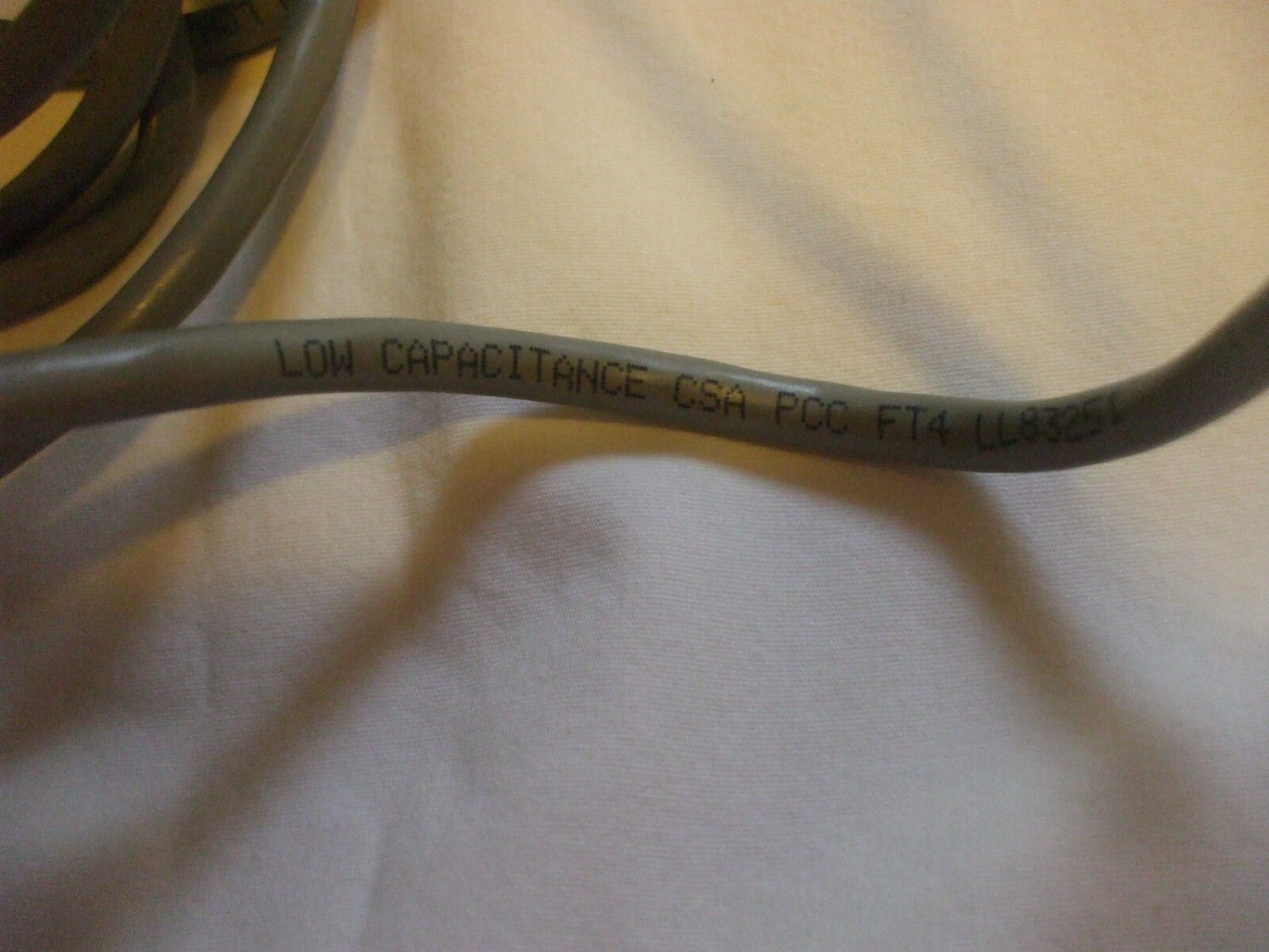 Computer Cable 12 ft AWM Low Voltage Style 2919 80C E111002