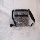 Silver Polyester Fashion Purse