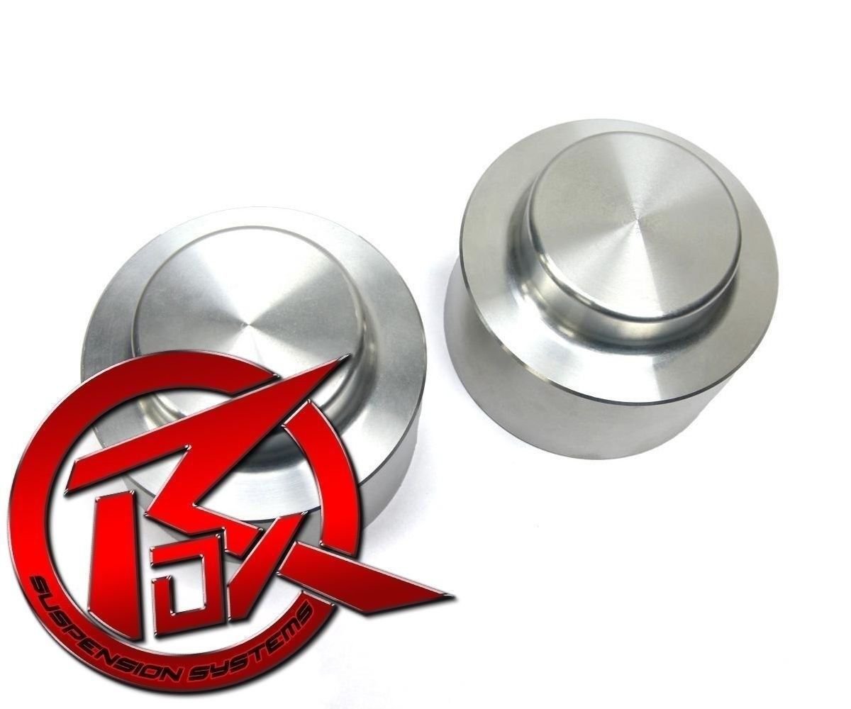Silver 3" Chevrolet Rear Aluminum Coil Spring Spacer Lift Kit