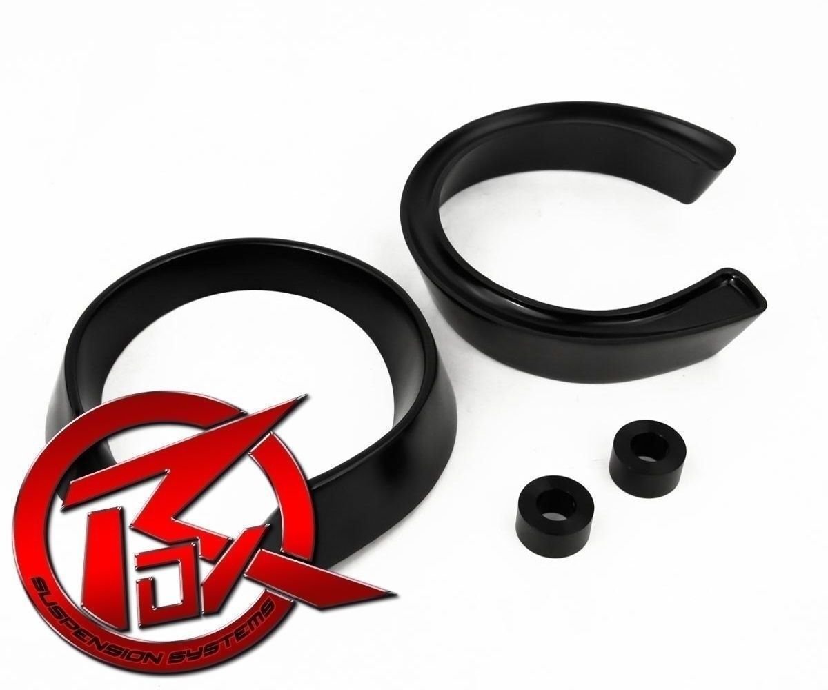 ROX Billet 2.5" Blk Front Coil Spring Spacer Level Lift Kit 1965-1975 GM/ For 2WD