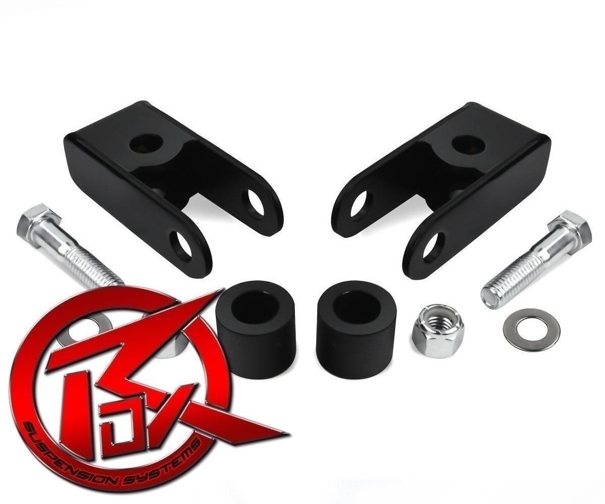 04-12 GMC Canyon 2" Steel Front Level Lift Kit + Shock Extenders 4WD Blk
